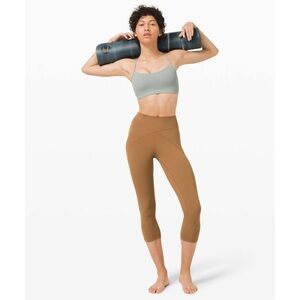 Lululemon Get Centred High Rise Crop 21" Saddle Brown 4